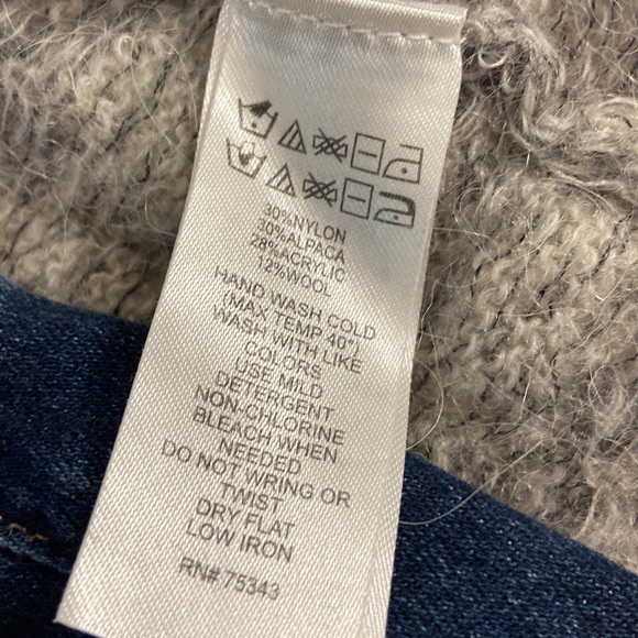 Cynthia Rowley knit draped cardigan. Alpaca. size XS - Picture 8 of 9